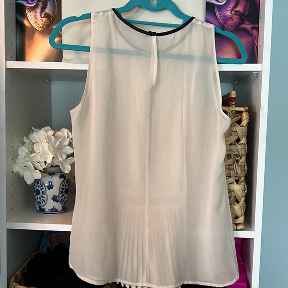 Zara sheer dress blouse sz L - Picture 3 of 3